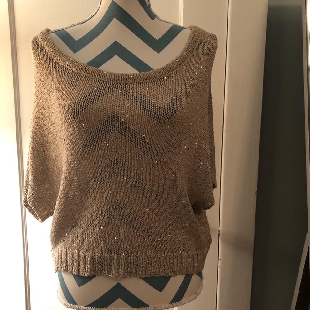 Off the shoulder knit